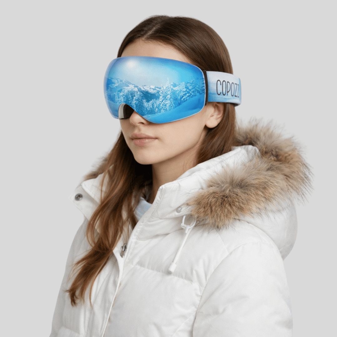 Masque de ski mixte antibuée avec protection UV400