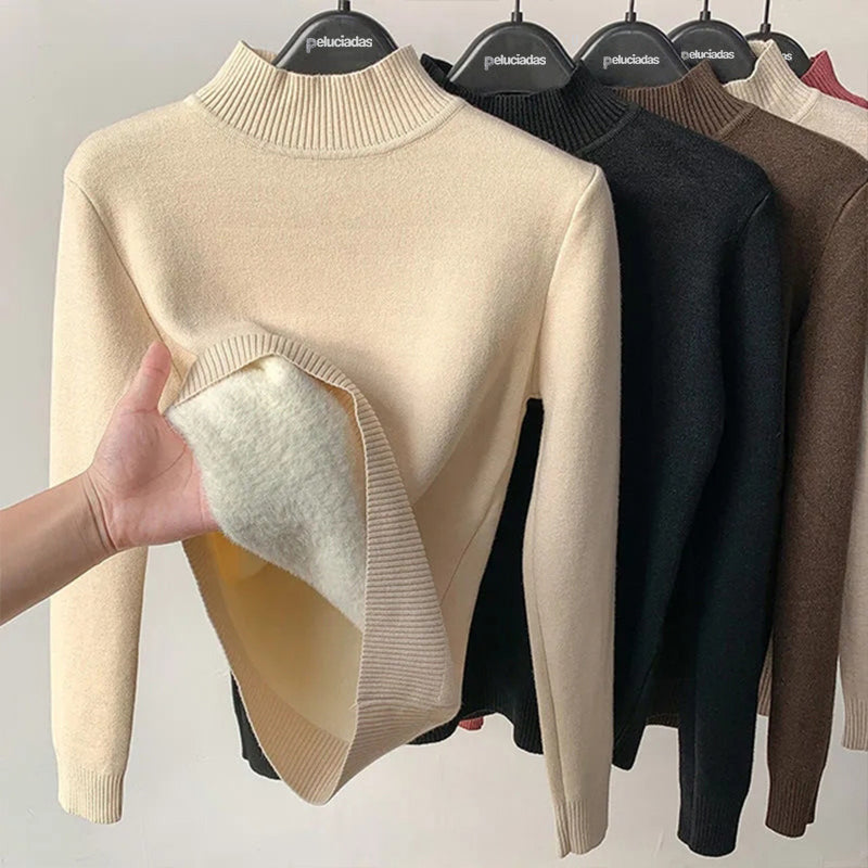 Pull polaire femme coloris beige