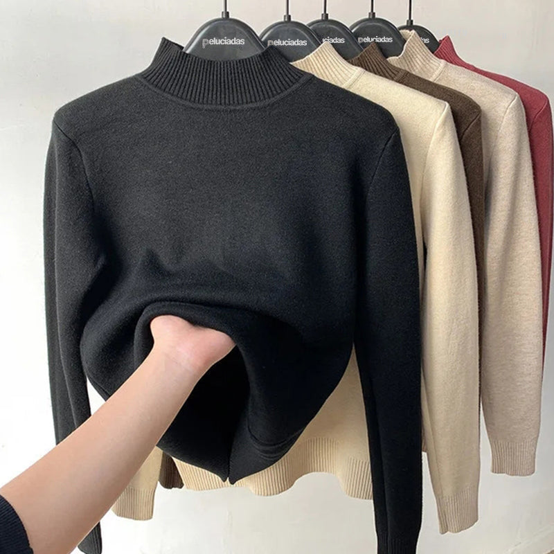 Pull polaire femme coloris noir