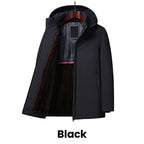 Parka homme doublée polaire à capuche