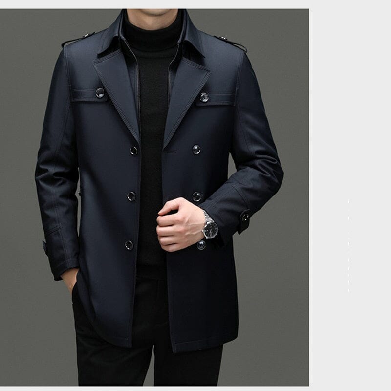 Trench homme mi-long doublure amovible