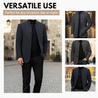 Veste d'hiver homme col montant (3 épaisseurs)