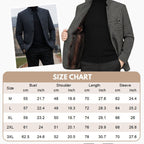 Veste d'hiver homme col montant (3 épaisseurs)