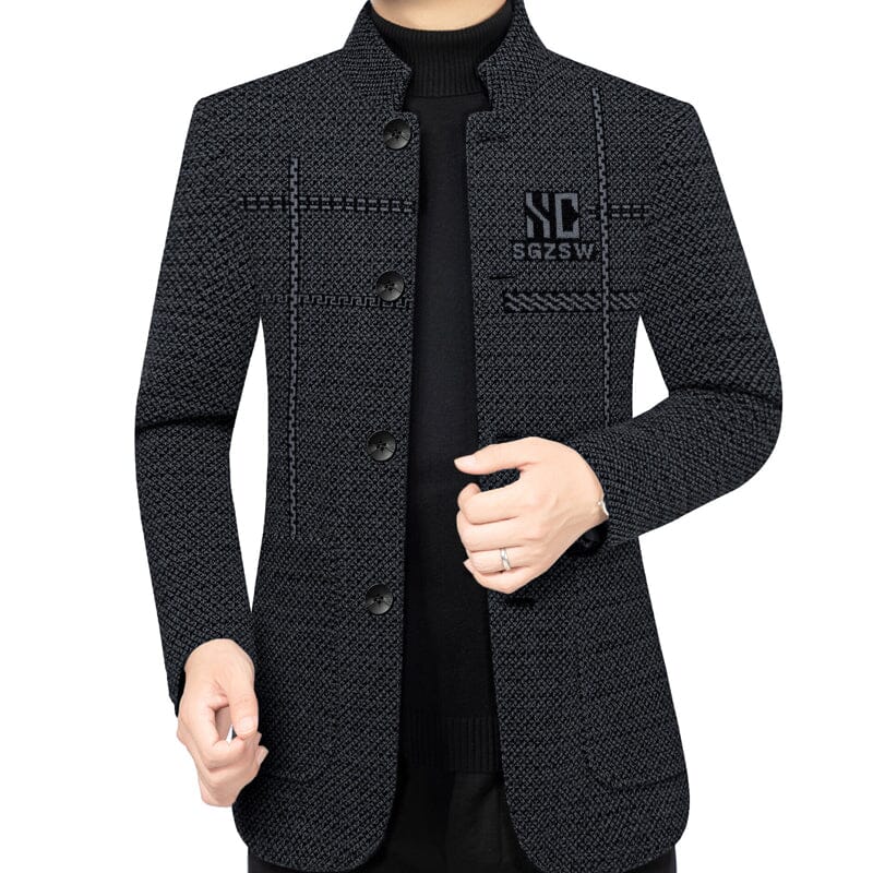 Veste d'hiver homme col montant (3 épaisseurs)