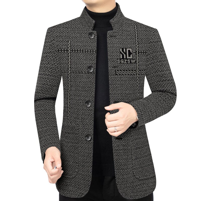 Veste d'hiver homme col montant (3 épaisseurs)