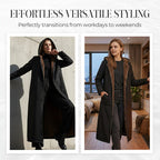 Manteau long femme doublé peluche à capuche