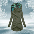 Veste légère matelassée femme à capuche - Vert